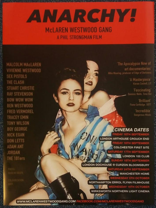 ANARCHY! - Mclaren Westwood Gang poster