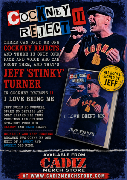 Jeff Turner - Cockney Reject II - I Love Being Me book