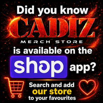 You can find Cadiz Merch Store on the Shop App