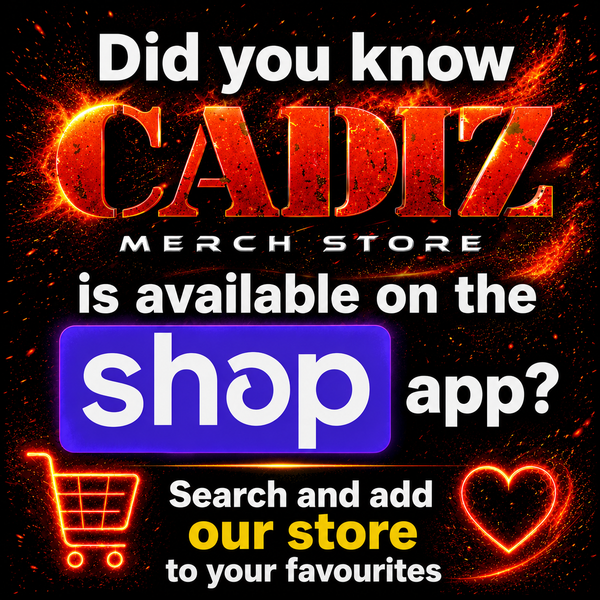 You can find Cadiz Merch Store on the Shop App