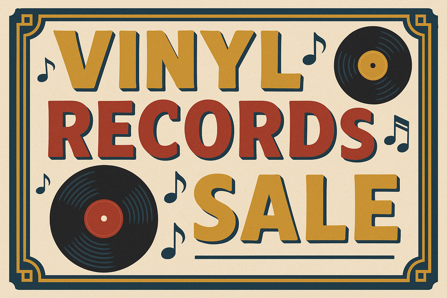 Vinyl Sale Now On!