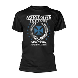 Agnostic Front - Blue Iron Cross T-Shirt