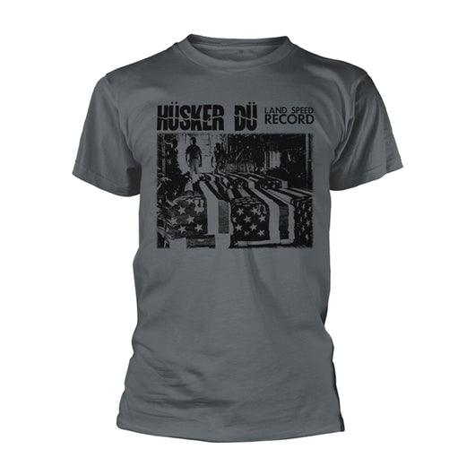 Husker Du - Land Speed Record Charcoal T-Shirt