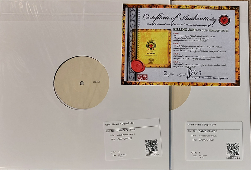 Killing Joke - In Dub Rewind (Vol 2) - Test Pressing – Cadiz