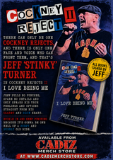 Jeff Turner - Cockney Reject II - I Love Being Me - Book