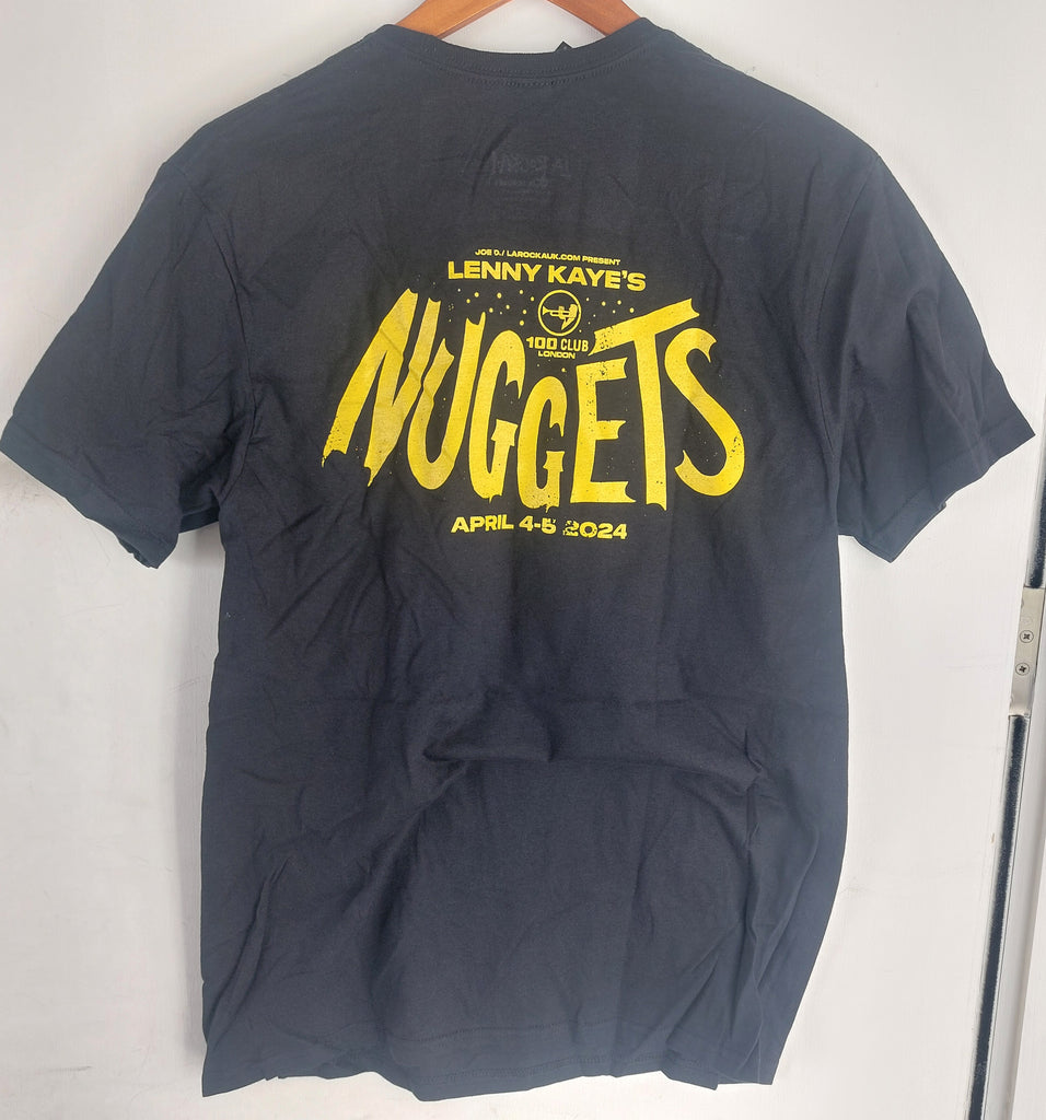 Lenny Kaye's Nuggets - Black T-Shirt – Cadiz Merch