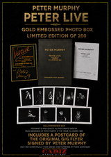 Peter Murphy (Bauhaus) - Peter Live - Photo Box (Signed by Peter Murphy)