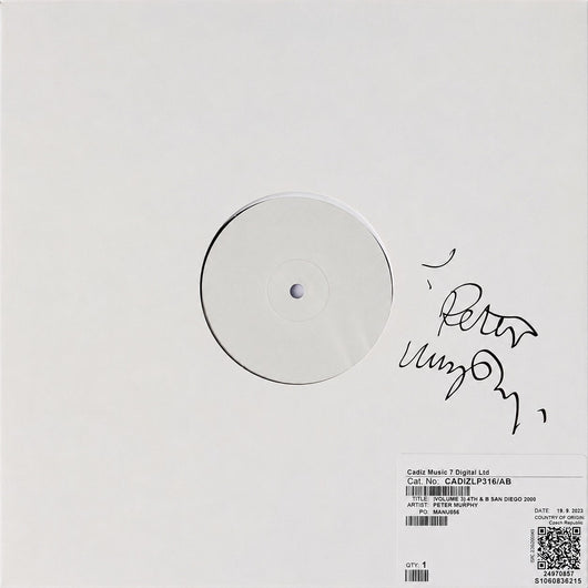 Peter Murphy - Peter Live - Volume 3 - 4th & B San Diego 2000 -  LP SIGNED TEST PRESSING