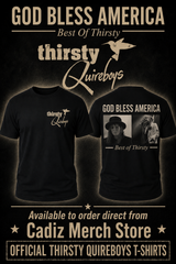 Thirsty Quireboys - God Bless America T-Shirt