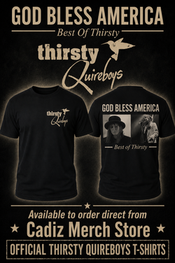 Thirsty Quireboys - God Bless America T-Shirt