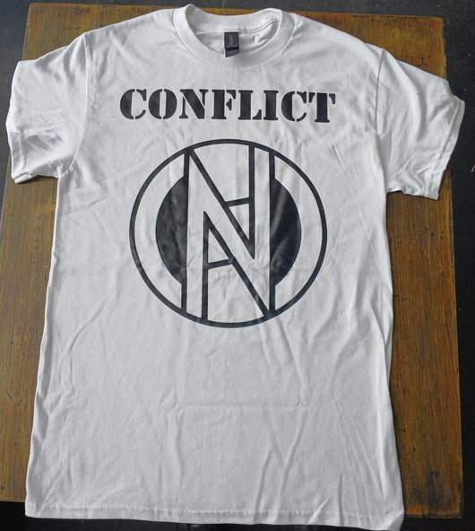 Conflict - Logo - White T-Shirt