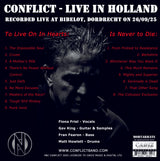 Conflict - To Live On In Hearts Live In Holland