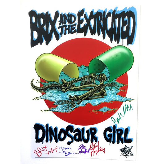 Dinosaur Girl - Signed A3 Poster
