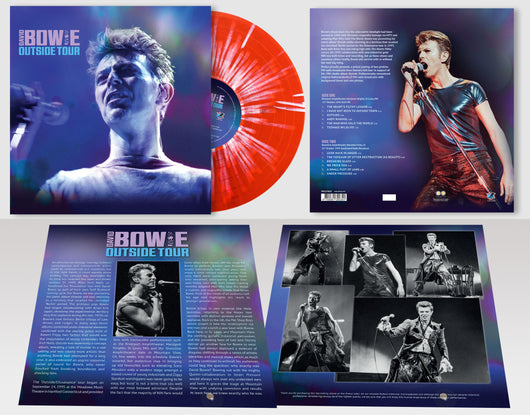 David Bowie - Outside Tour - Live '95 - 180g Red & White Speckled Vinyl